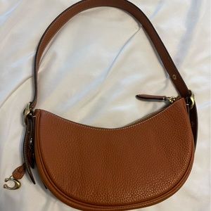Coach Luna Shoulder Bag in Burnished Amber